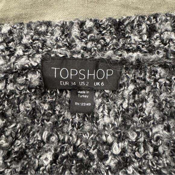 Topshop Crop Cozy Sweater - Size 2 - Picture 2 of 4